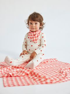 BOBO CHOSES/Baby Tomato overall and Vichy accesorios set/セットアップ